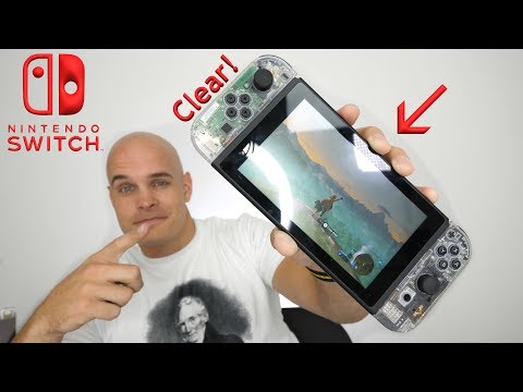 Nintendo Switch CLEAR EDITION! - DIY Transparent Switch