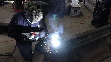 Welding Chain Hooks On A Bucket (How To)