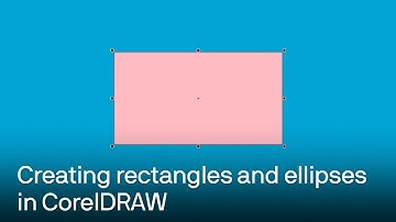 How to draw rectangles, squares, and ellipses in CorelDRAW | Tutorial