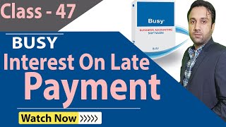 How to calculate Interest On late Payment In busy Software screenshot 4