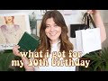 WHAT I GOT FOR MY 30TH BIRTHDAY | LUCY WOOD