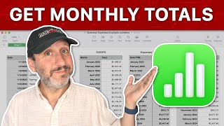 How To Get Monthly Totals From a Numbers Table