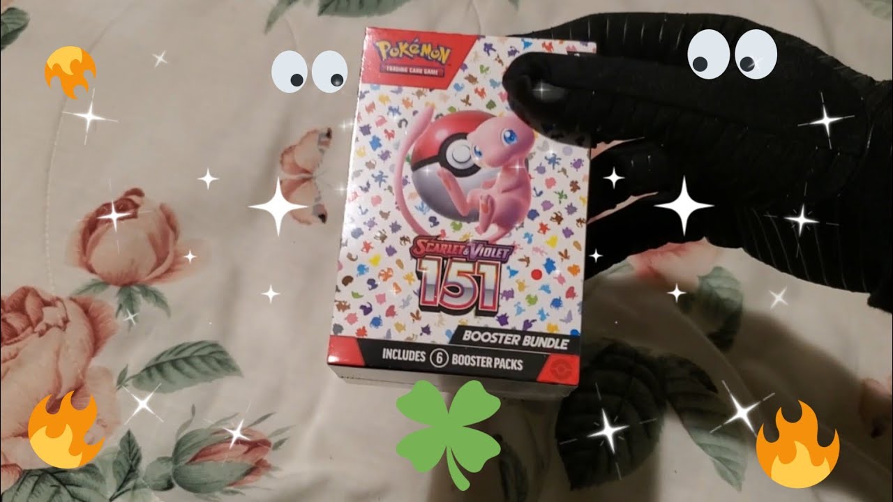 Opening a Pokemon 151 Booster Bundle Box!!! Can we get a pull?!? 🍀 # ...