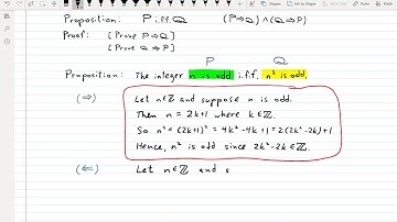 Set Theory and Logic   Lecture 24   Proving Equivalent Statements