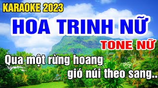 Hoa Trinh Nữ Karaoke Tone Nữ Nhạc Sống gia huy beat