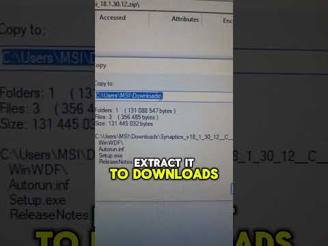 how to install a zip file #zip #7zip #pc #pcdrivers #tech #laptoo