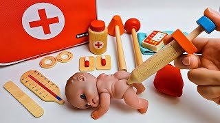 [🧸Toy ASMR🧸] Doctor Playset Satisfying Unboxing Toys Review 병원 주사 의사 장난감 놀이 세트 언박싱