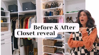 CLOSET MAKEOVER REAVEAL!