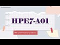 HPE7-A01 Aruba Certified Campus Access Professional Exam Practice Questions with Explanations