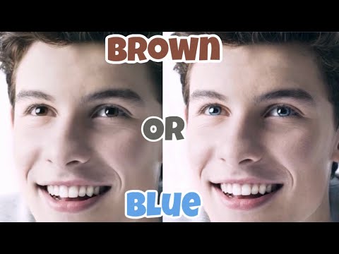 What Would Shawn Mendes look like with different eye colors?