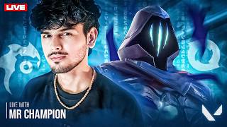 🔴LATE NIGHT SERIOUS RADIANT GRIND | MRCHAMPION VALORANT LIVE | !OFFER #valorantindia #valolive