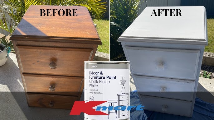 Transforming Furniture with Kmart Gold Chalk Paint: DIY ~ Putting
