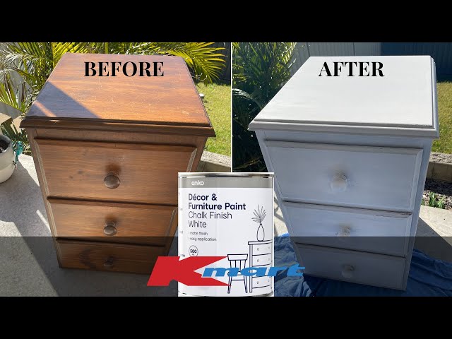 Transforming Furniture with Kmart Gold Chalk Paint: DIY ~ Putting