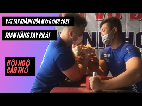Giải vô địch vật tay Khánh Hoà 12/2021 - Toàn Năng Tay Phải +73Kg #armwrestling #vattay