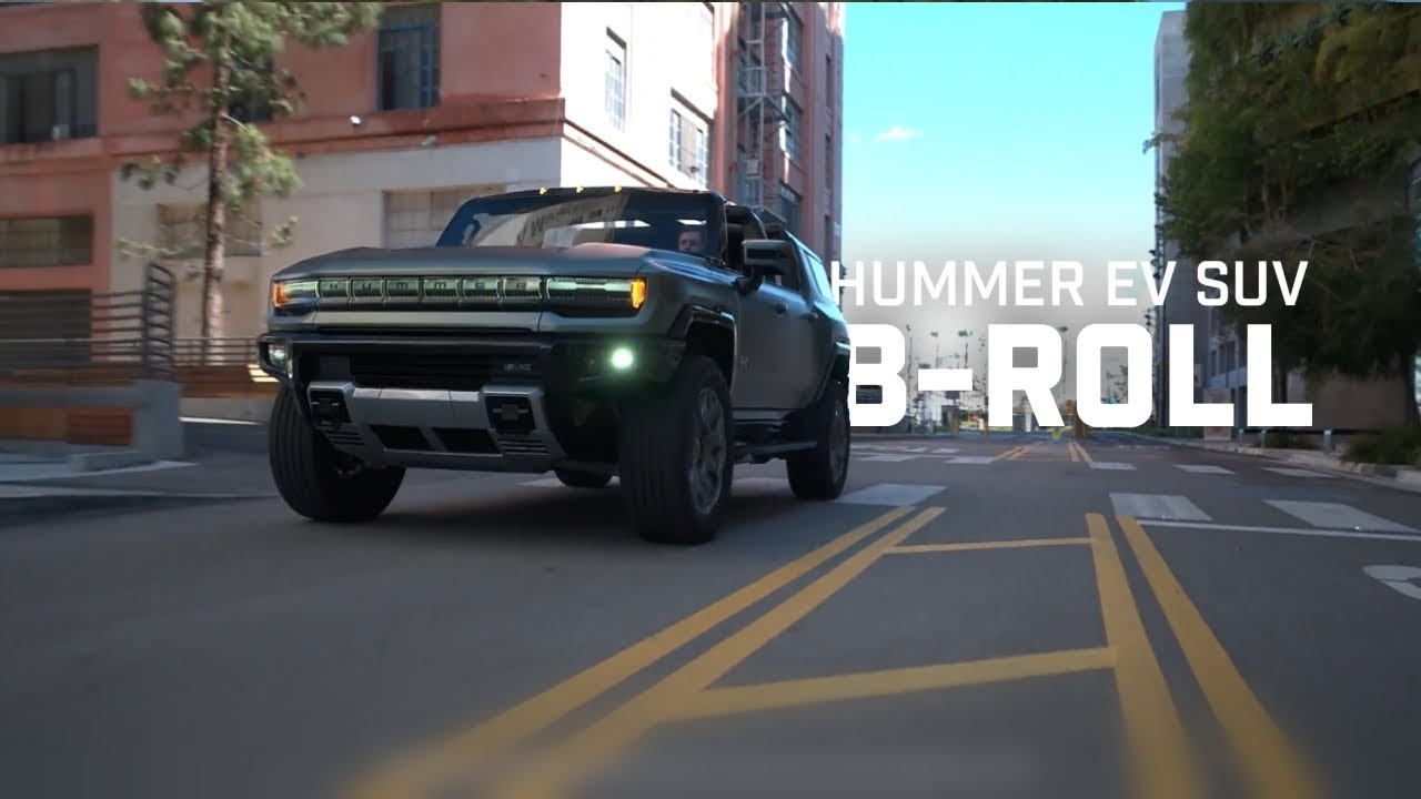HUMMER EV SUV B-Roll — Running Footage - YouTube
