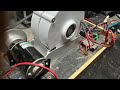 Actual test low rpm turbine generator and 12volts DC motor