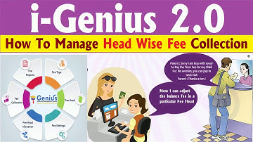 i-Genius 2.0 : Manage Head Wise Fee Collection, School ERP Software FREE DEMO www.solversolutions.in