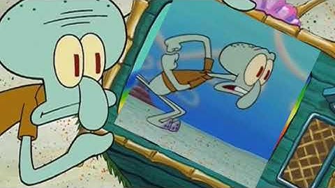 Patrick Hates Squidward Trying to Get Pizza from SpongeBob