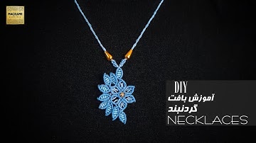 macrame necklaces|macrame tutorial necklaces step by step|how to make