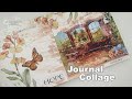 Using Napkin for Decoupage Collage Journal Page for a Subscriber #5  ♡ Maremi's Small Art ♡