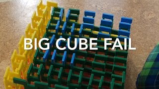 Domino Cube Fail - 800 Dominoes :(
