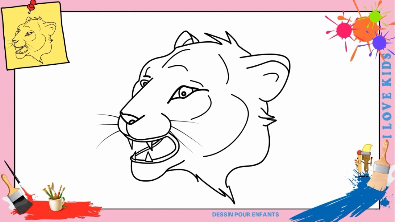 Comment Dessiner Un Lion 3 Facilement Etape Par Etape Youtube