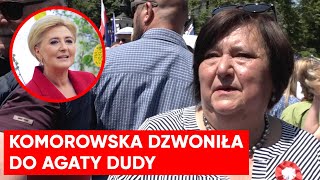 Anna Komorowska zadzwoniła do Agaty Dudy. Nie takiej reakcji się spodziewała