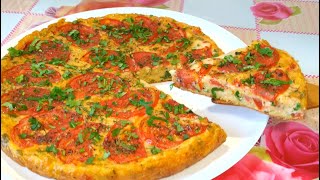 картинка: Кабачковая Пицца на Сковороде! Самый Вкусный и Простой Рецепт!