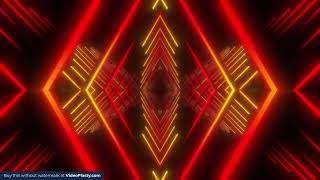 Abstract Orange Neon Loops Pack Background Video