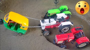 Diy tractor stuck in mud mini science project  tempo stuck in mud|| @Mini Creative || KeepVilla