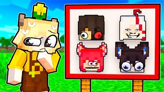 Minecraft but it's CURSED GUESS WHO?