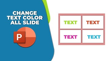 How to change text color in PowerPoint in all slides