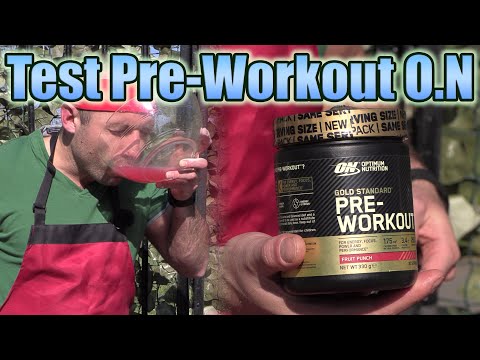 Test Pre-workout Optimum nutrition - Gold standard - Pas cher, efficace, créatine, caféine, taurine