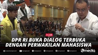 Live - Mahasiswa Masuk Gedung Dpr, Temui Pimpinan Dan Sampaikan Tuntutan