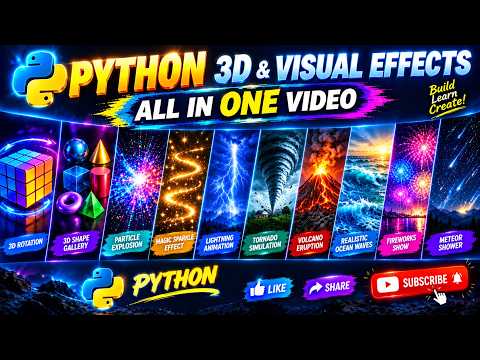 Python 3D Animation & Visual effects 