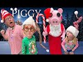 Roblox PIGGY In Real Life - Christmas Edition with the NOOB Family