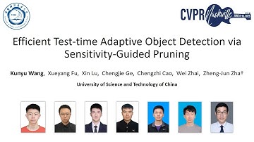 CVPR 2025 Oral paper "Efficient Test-time Adaptive Object Detection via Sensitivity-Guided Pruning"
