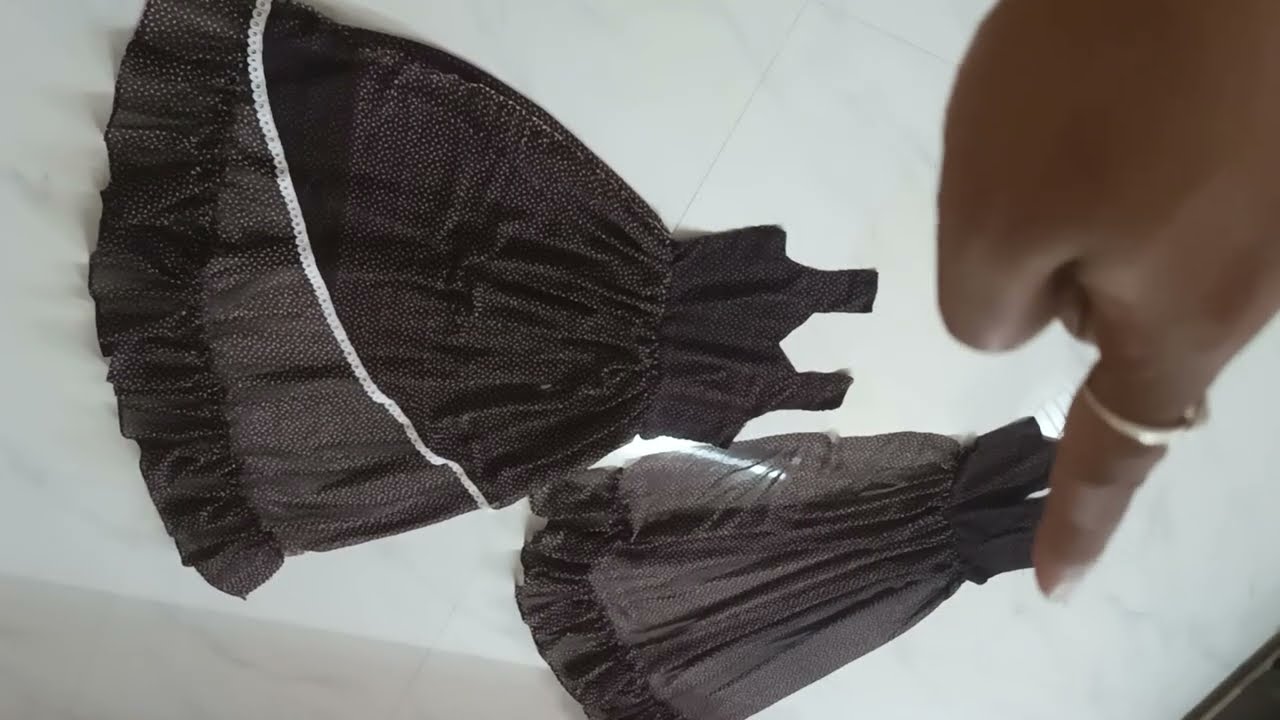 #Tips తో  Long Frock Cutting & Stitching✂️👗✂️