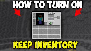 How to Turn On Keep Inventory in Minecraft 1.21 | Keep Inventory in Minecraft
