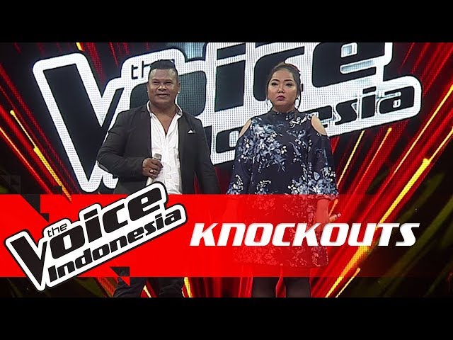 Pieter vs Anggreiny | Knockouts | The Voice Indonesia GTV 2018 class=