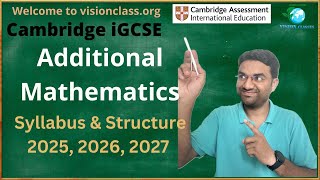 Additional Mathematics Syllabus & structure #IGCSE 0606 #cambridgeaddmath
