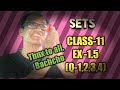 class11 maths set ex 1.5 // maths ncert chap 1 // sets 1.5 // class 11 maths ex 1.5 Q 1,2,3,4 //