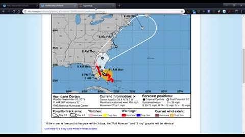 MetPy Mondays #95 - Hurricane Dorian Mapping