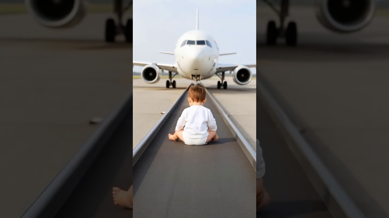 Baby becomes PILOT for day! 