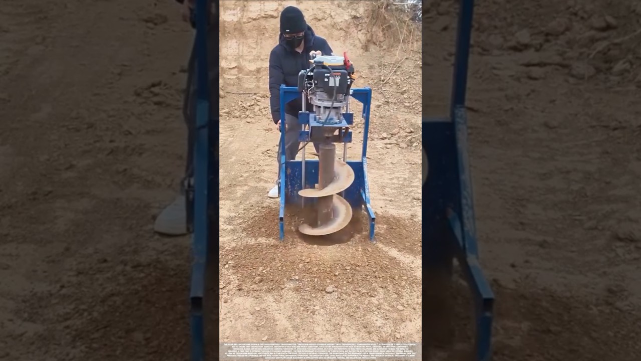 Drilling – Good tools and machinery improve work efficiency.