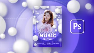 How to Make Music Festival Poster / Flyer | Photoshop Tutorial | 3