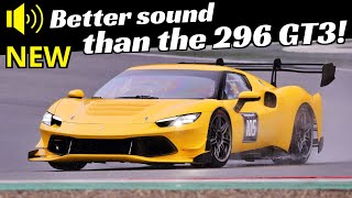 The NEW 2024 Ferrari 296 Challenge Sounds Better than the GT3 one! - Kateyama Test Days at Mugello 🔊