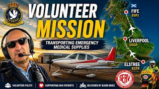 Flying an Emergency Medical Mission | Private Pilots Helping to Save Lives | IFR Flight | Full ATC
