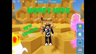 NEW UPDATE UNLOCK HONEY HIVE | UNBOXING SIMULATOR | ROBLOX