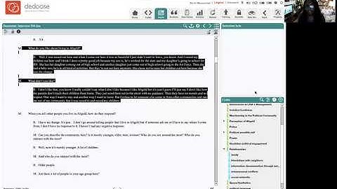 A Short Video on Qualitative Coding Using Dedoose